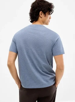 Minimalist piqué jersey T-shirt