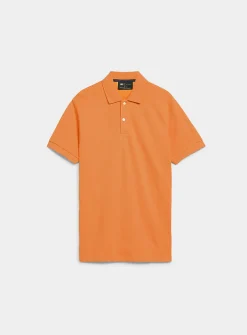 Minimalist piqué polo