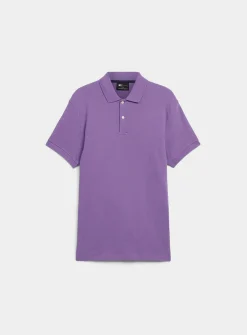 Minimalist piqué polo