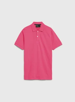 Minimalist piqué polo
