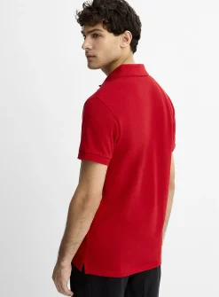 Minimalist piqué polo