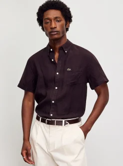 Minimalist pure linen shirt