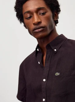 Minimalist pure linen shirt