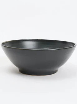 Minimalist stoneware salad bowl