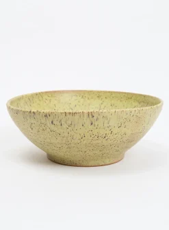 Minimalist stoneware salad bowl
