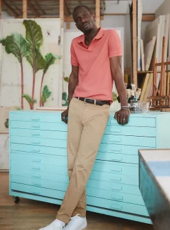 Minimalist stretch chinos
