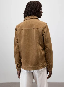 Minimalist suede jacket