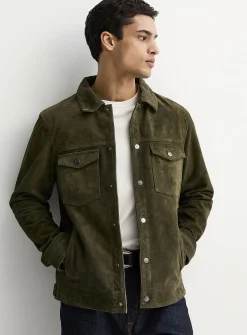 Minimalist suede jacket