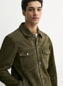 Minimalist suede jacket