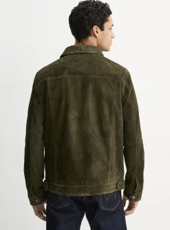Minimalist suede jacket