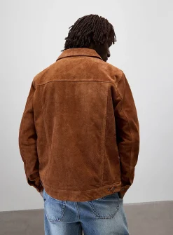 Minimalist suede jacket