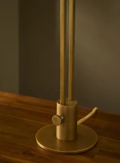 Minimalist tubular table lamp