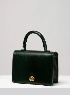 Minimalist Turn-loc closure handbag