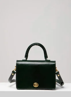 Minimalist Turn-loc closure handbag