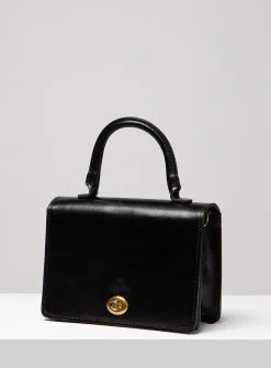 Minimalist Turn-loc closure handbag