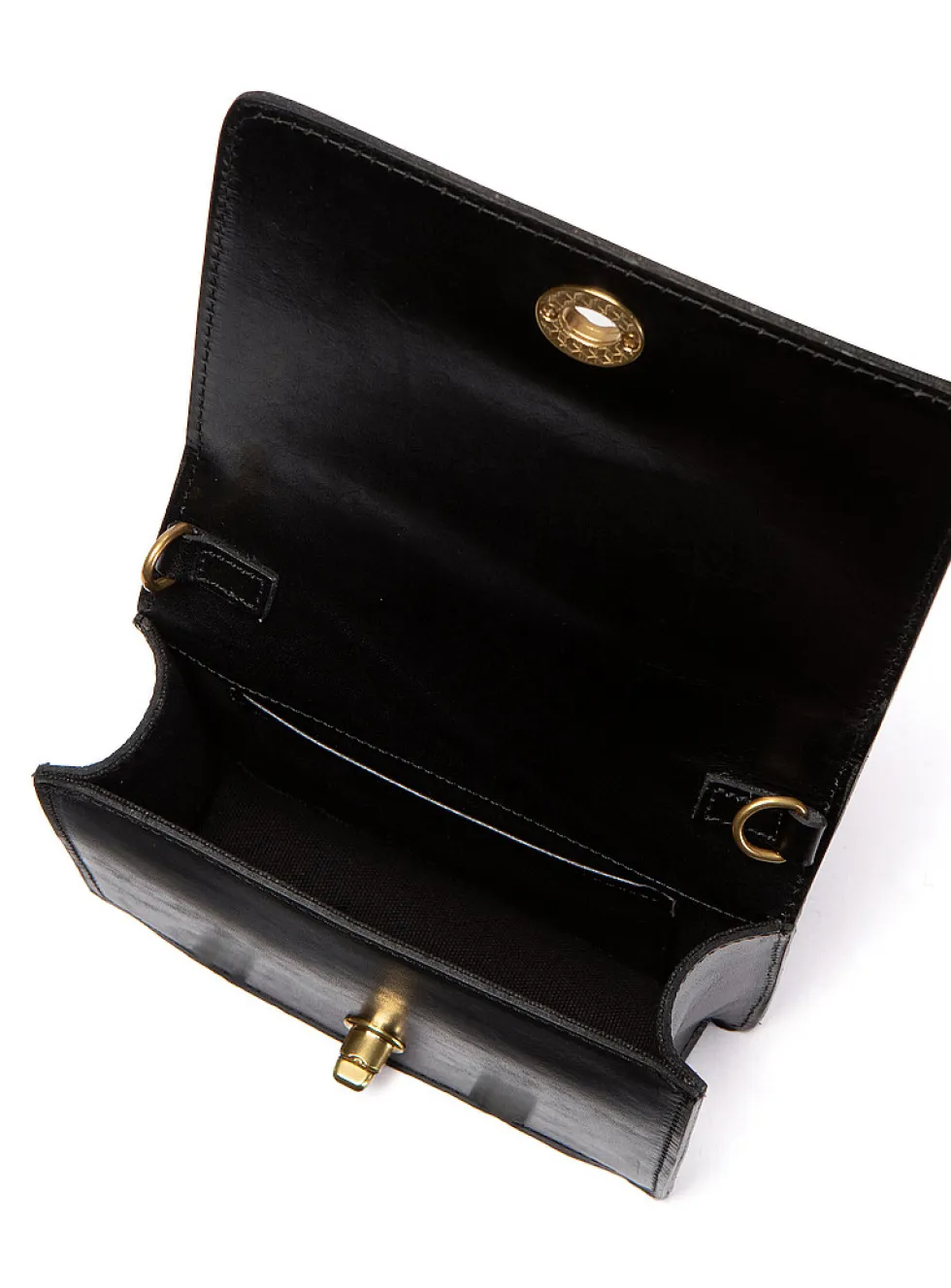 Minimalist Turn-loc closure handbag