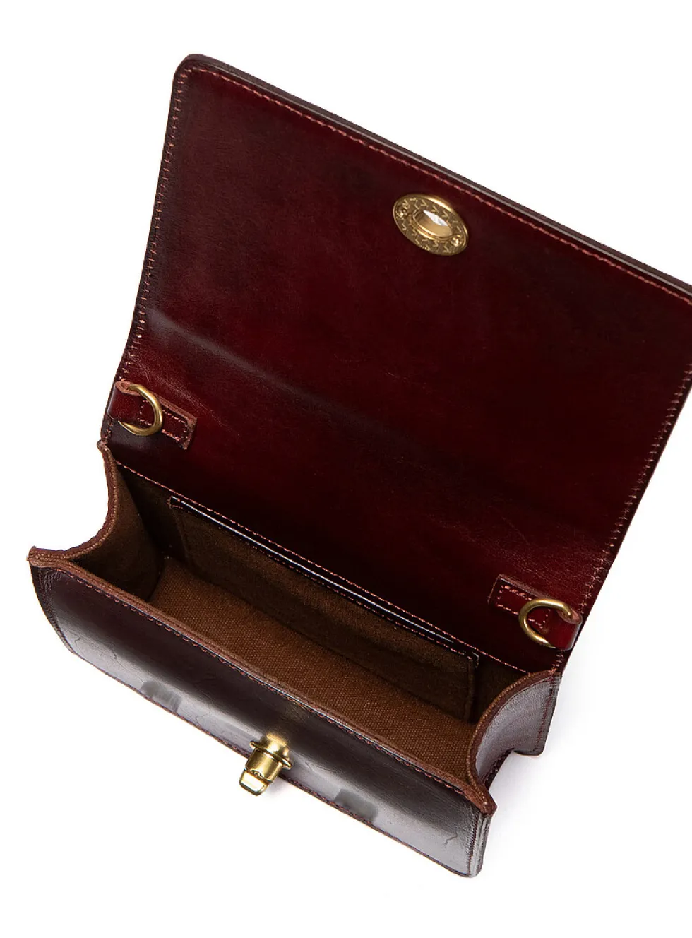 Minimalist Turn-loc closure handbag