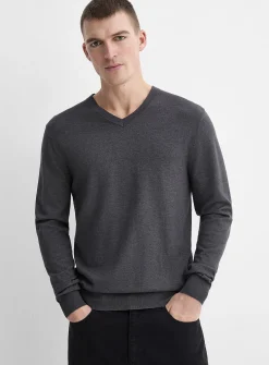 Minimalist V-neck sweater