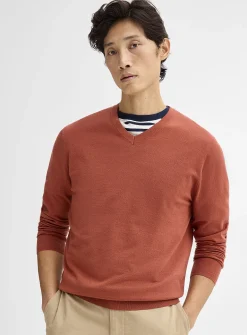 Minimalist V-neck sweater