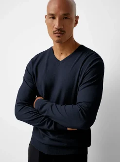 Minimalist V-neck sweater