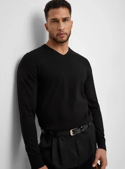 Minimalist V-neck sweater
