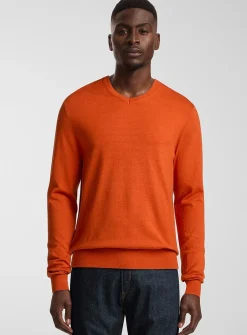 Minimalist V-neck sweater