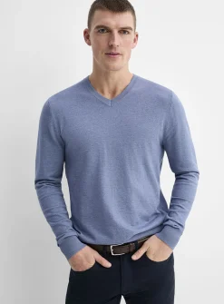 Minimalist V-neck sweater