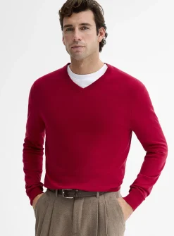 Minimalist V-neck sweater