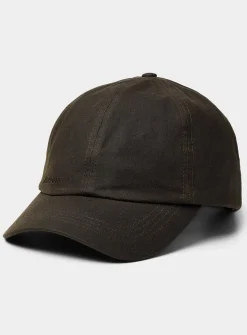 Minimalist waxed-cotton cap