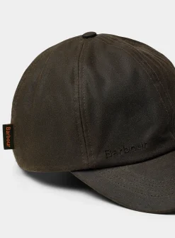 Minimalist waxed-cotton cap