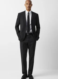 Minimalist wool-blend jacket