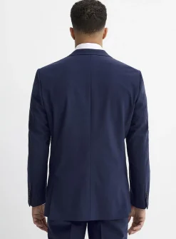 Minimalist wool-blend jacket