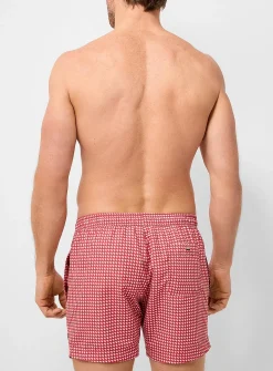 Mini-sun-pattern swim trunk