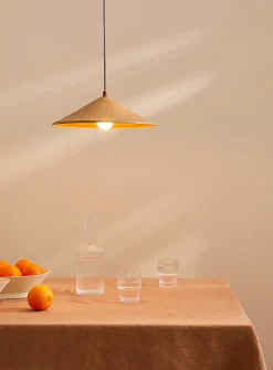 Minéral stoneware hanging lamp