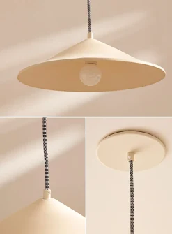 Minéral stoneware hanging lamp