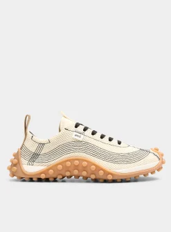 Mirage contrasting topstitching sneakers