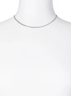 Mirror link silver chain