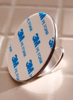 Mirror-finish adhesive hook