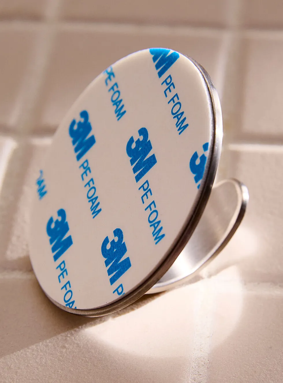 Mirror-finish adhesive hook