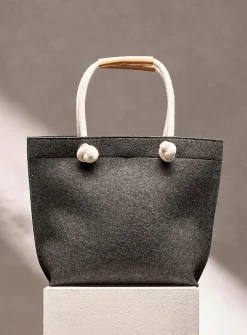 Mistral wool felt tote bag