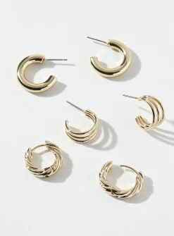 Mixed metallic hoops