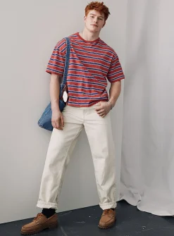 Mixed stripe T-shirt