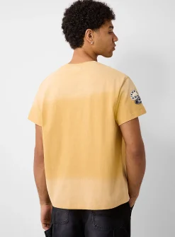 Mixed-emblem T-shirt