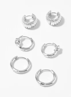 Mixed-texture hoops