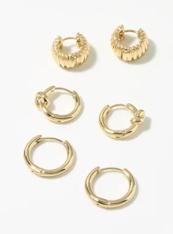 Mixed-texture hoops
