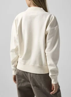Moby velvet logo sweatshirt