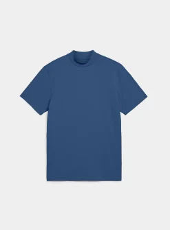 Mock-neck T-shirt