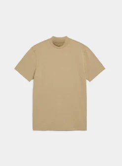 Mock-neck T-shirt