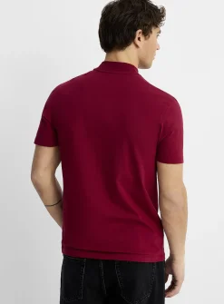 Mock-neck T-shirt