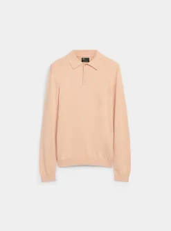 Modal-blend polo sweater